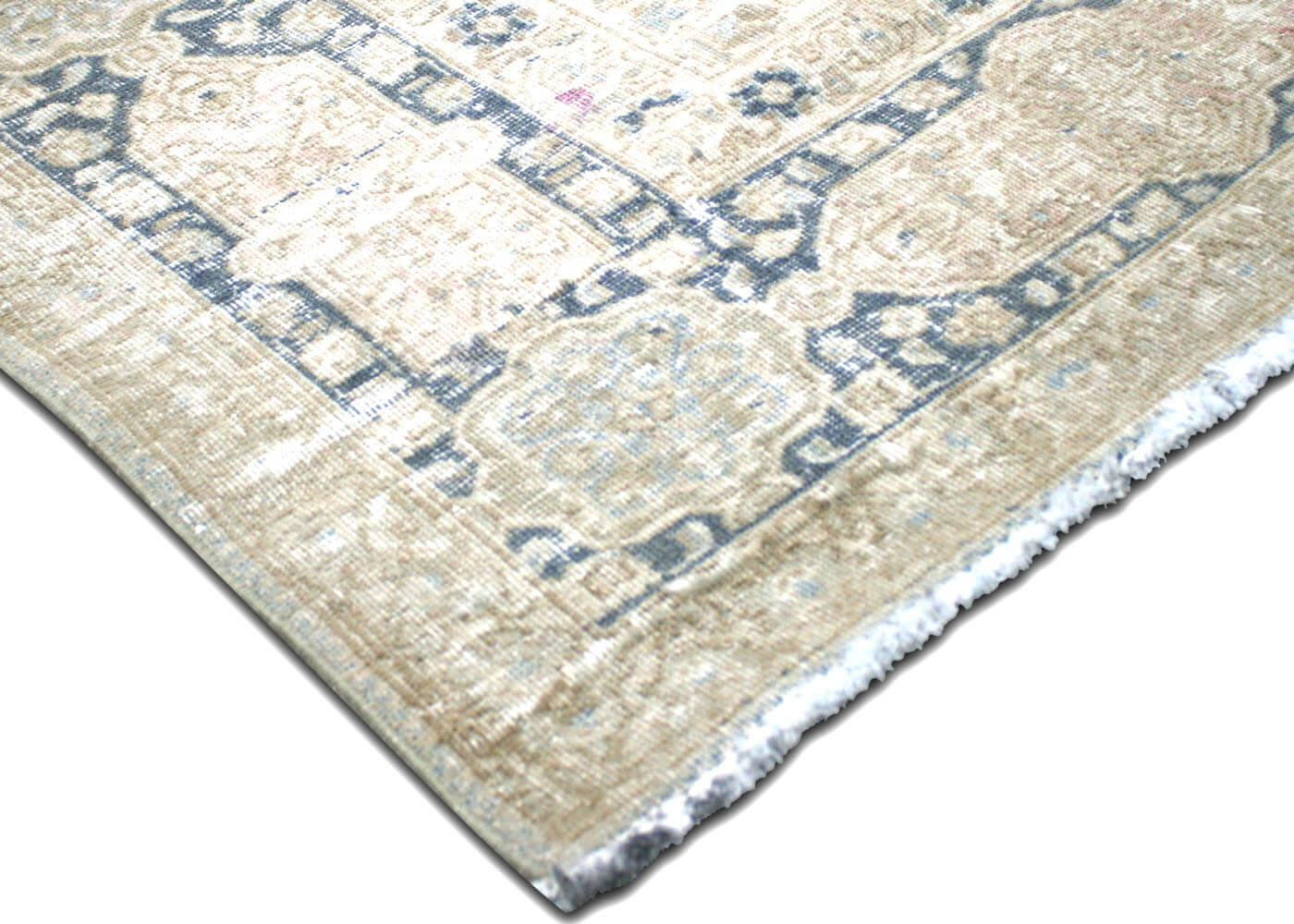 Semi Antique Persian Tabriz Rug - 7'10" x 11'3" - 180107