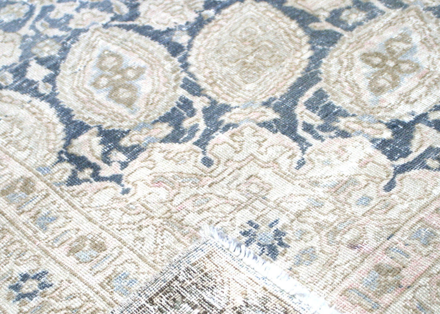 Semi Antique Persian Tabriz Rug - 7'10" x 11'3" - 180107