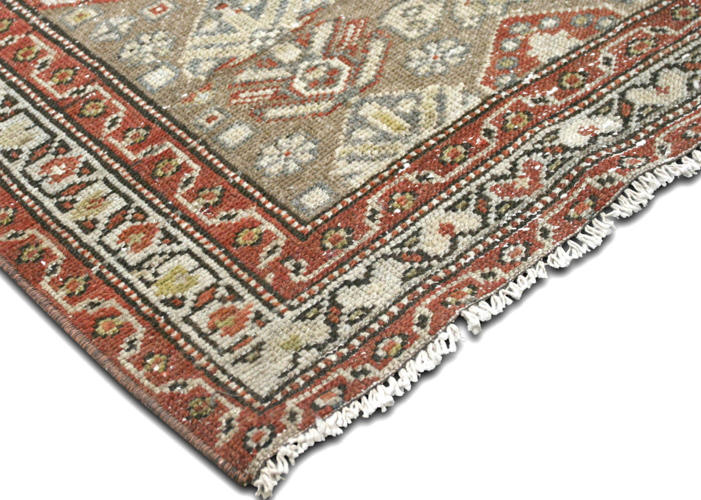 Semi Antique Persian Melayer Runner - 3'3" x 16' - 180126