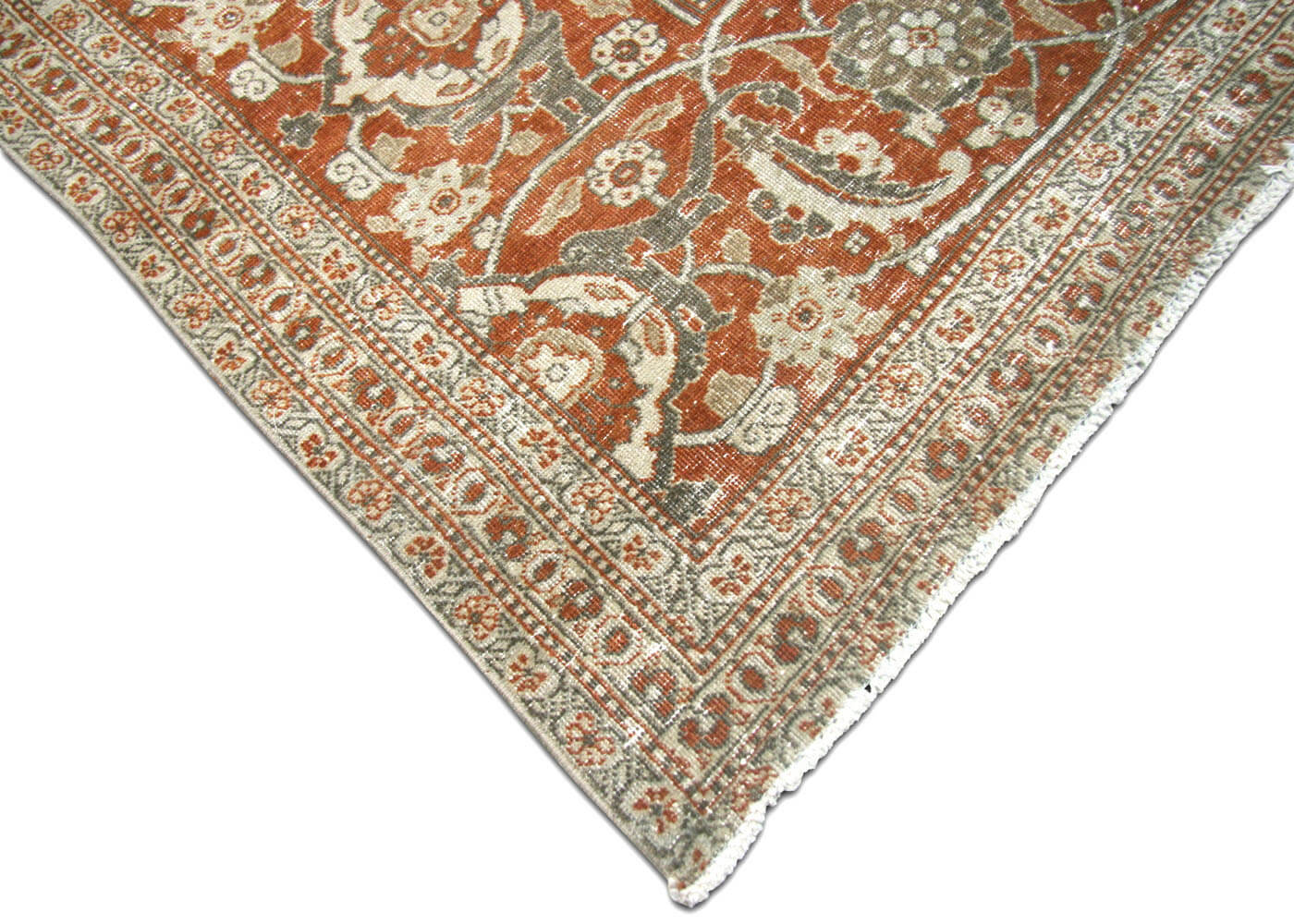 Semi Antique Persian Tabriz Rug - 10'4" x 13'10" - 180129