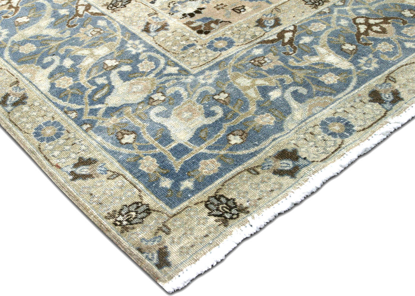 Semi Antique Persian Tabriz Rug - 10'8" x 18'4" - 180131