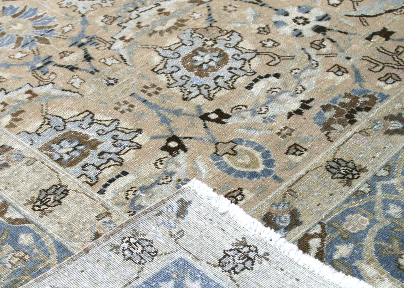 Semi Antique Persian Tabriz Rug - 10'8" x 18'4" - 180131