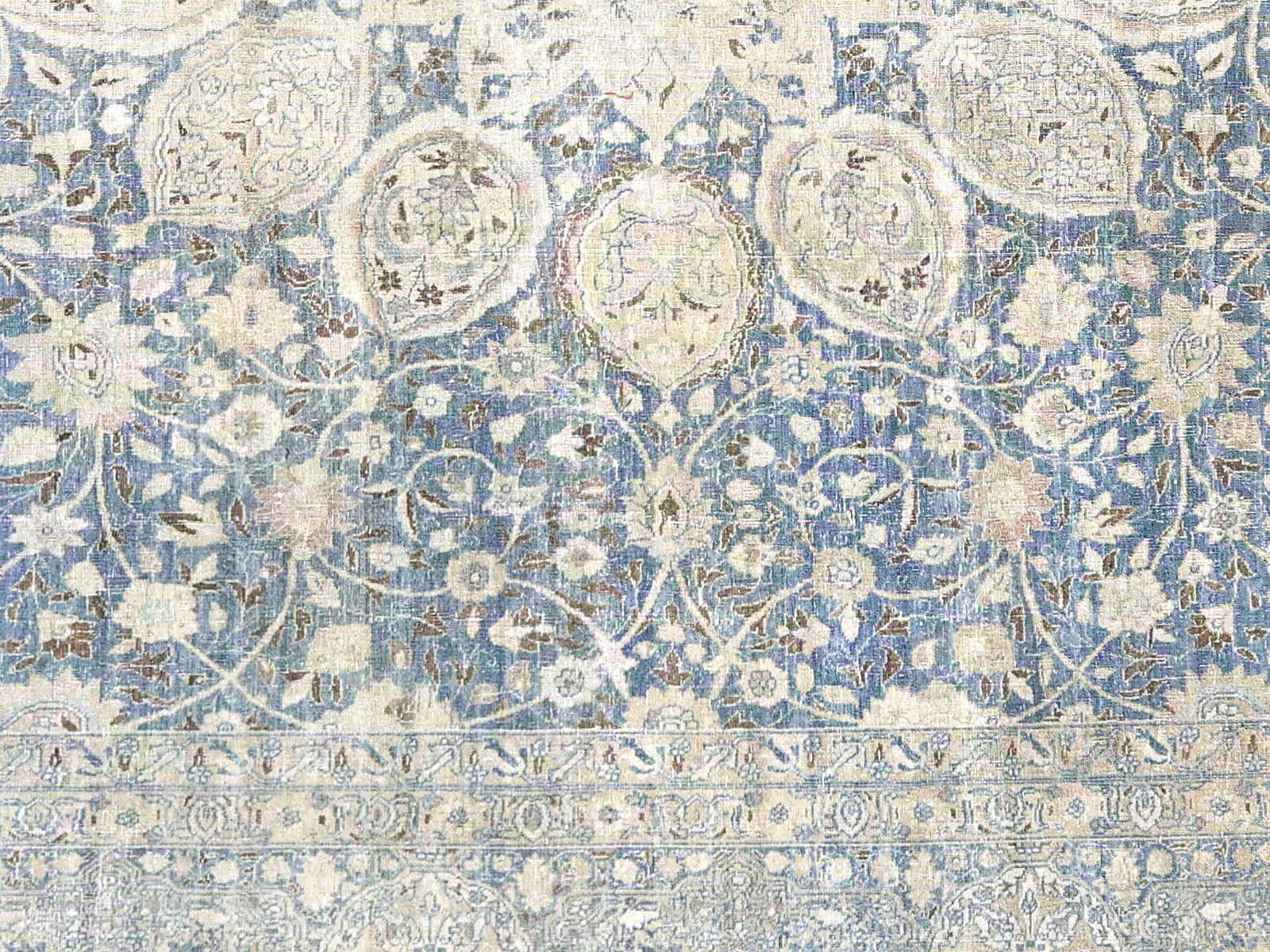 Semi Antique Persian Tabriz Rug - 11'8" x 17'3"