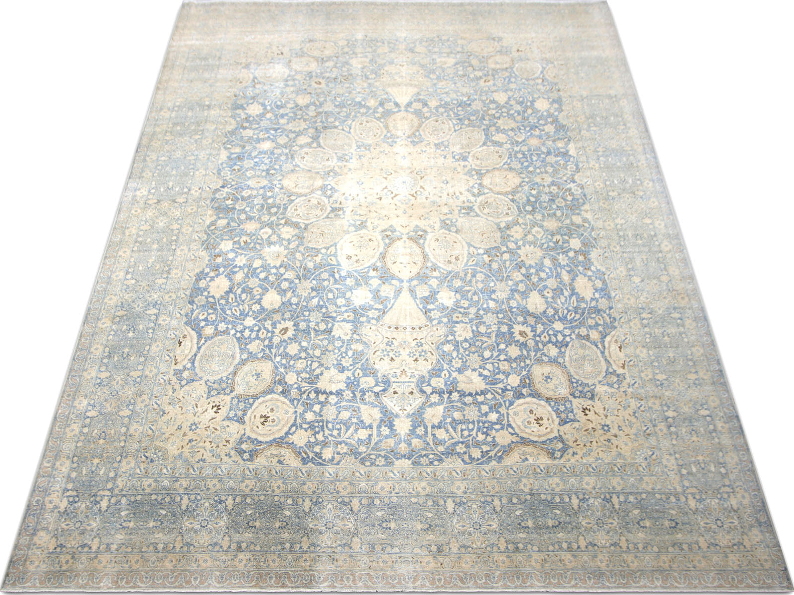 Semi Antique Persian Tabriz Rug - 11'8" x 17'3"
