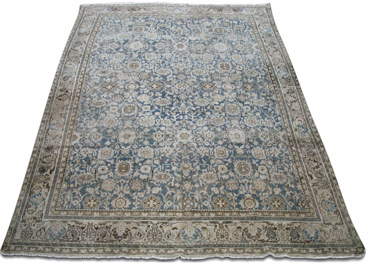 Semi Antique Persian Melayer Rug - 10'7" x 13'7" - 180147