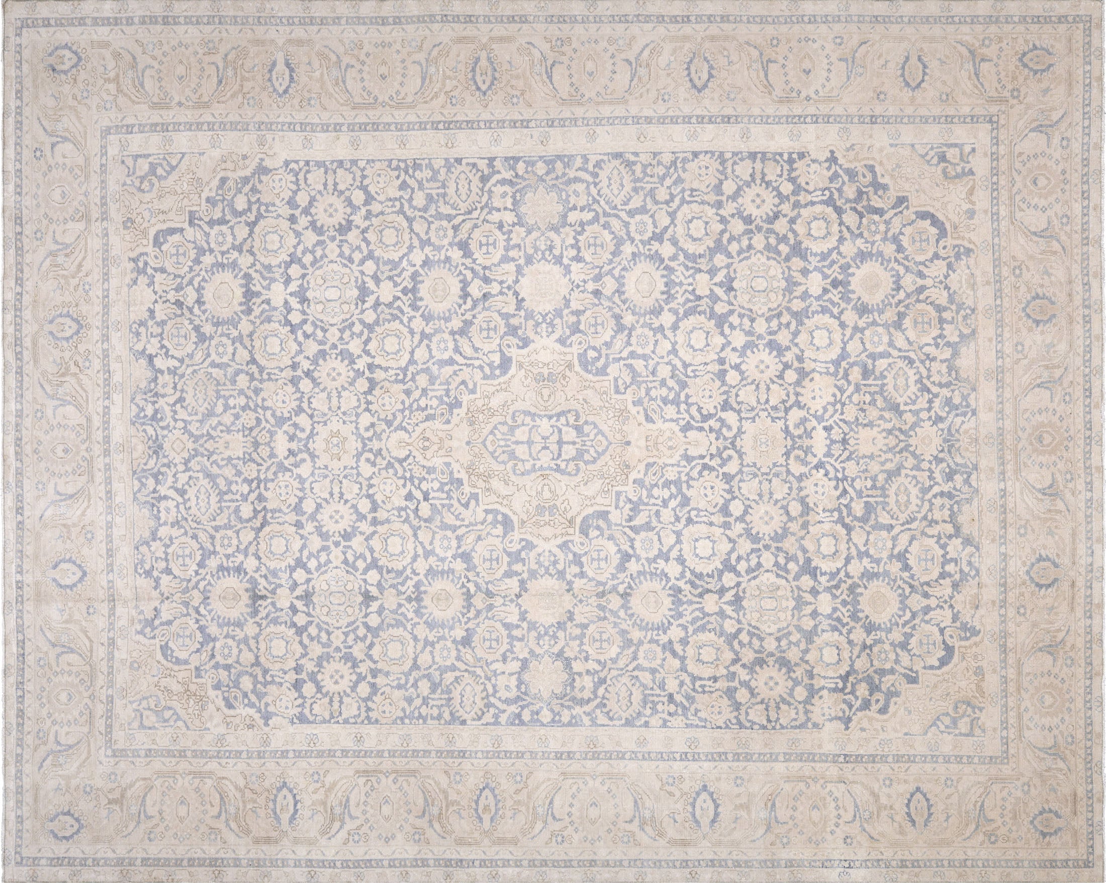 Semi Antique Persian Melayer Rug - 10'9" x 13'5" - 180156