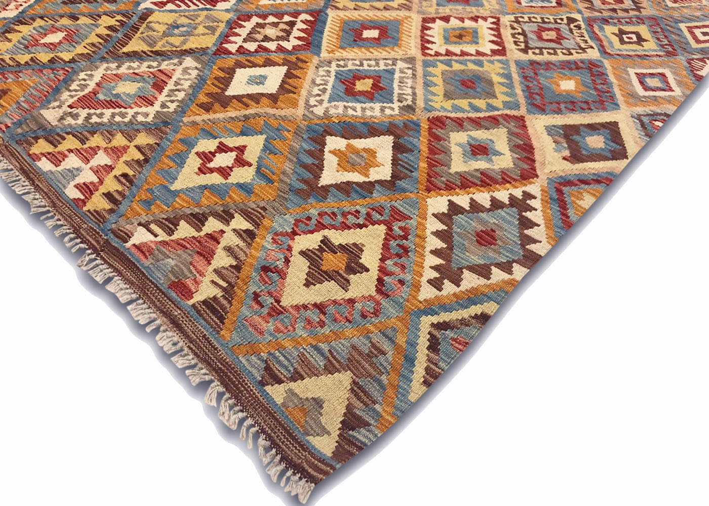 Vintage Afghan Maimana Kilim - 5'11" x 7'8" - 180195