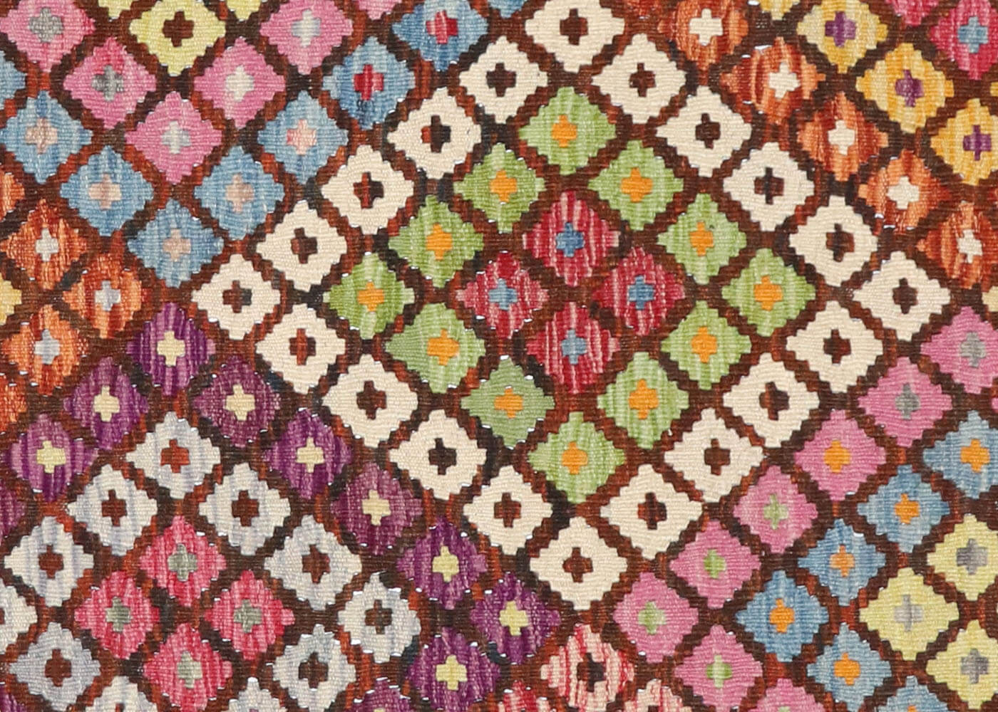 Vintage Afghan Maimana Kilim - 6'2" x 8' - 180201