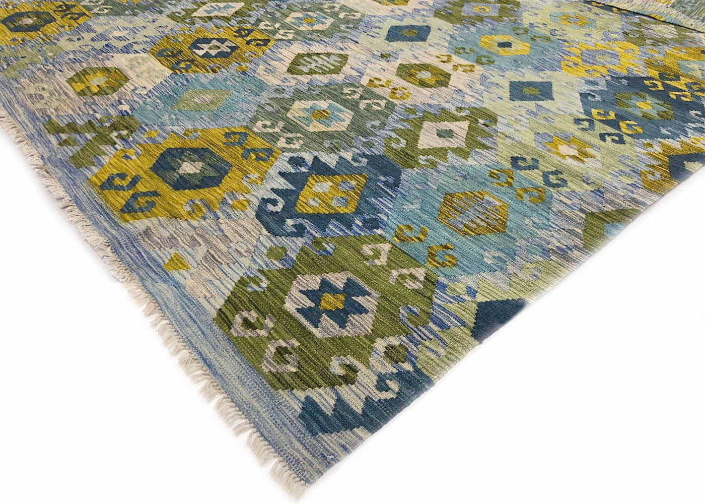 Vintage Afghan Maimana Kilim - 6'9" x 9'9" - 180203