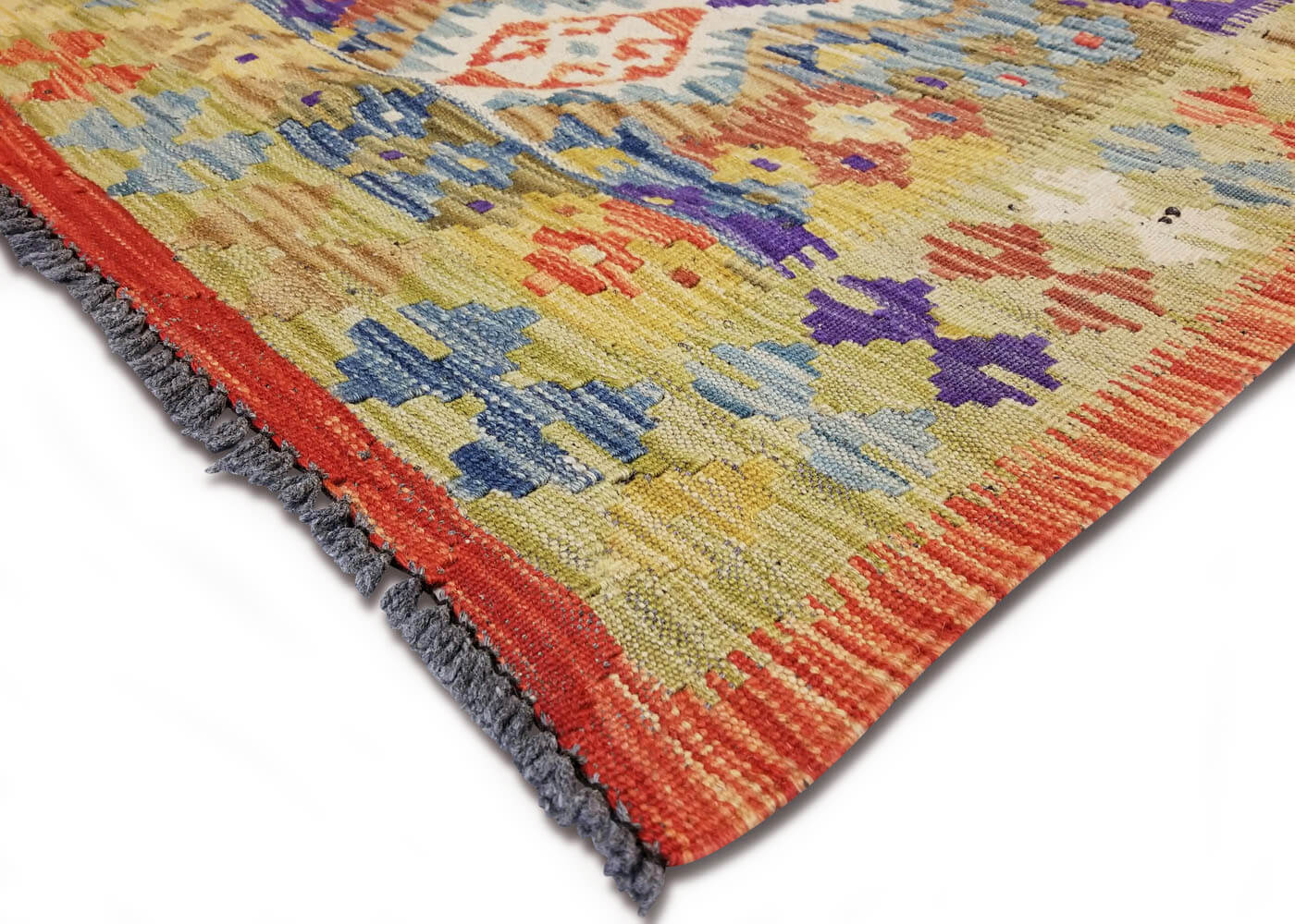 Vintage Afghan Maimana Kilim - 2'8" x 3'9" - 180211