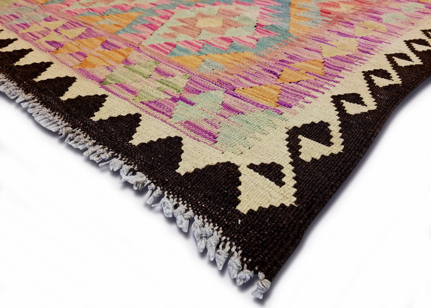 Vintage Afghan Maimana Kilim - 3'4" x 5' - 180229