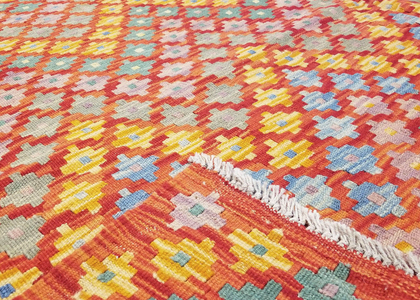 Vintage Afghan Maimana Kilim - 5'10" x 7'7" - 180240