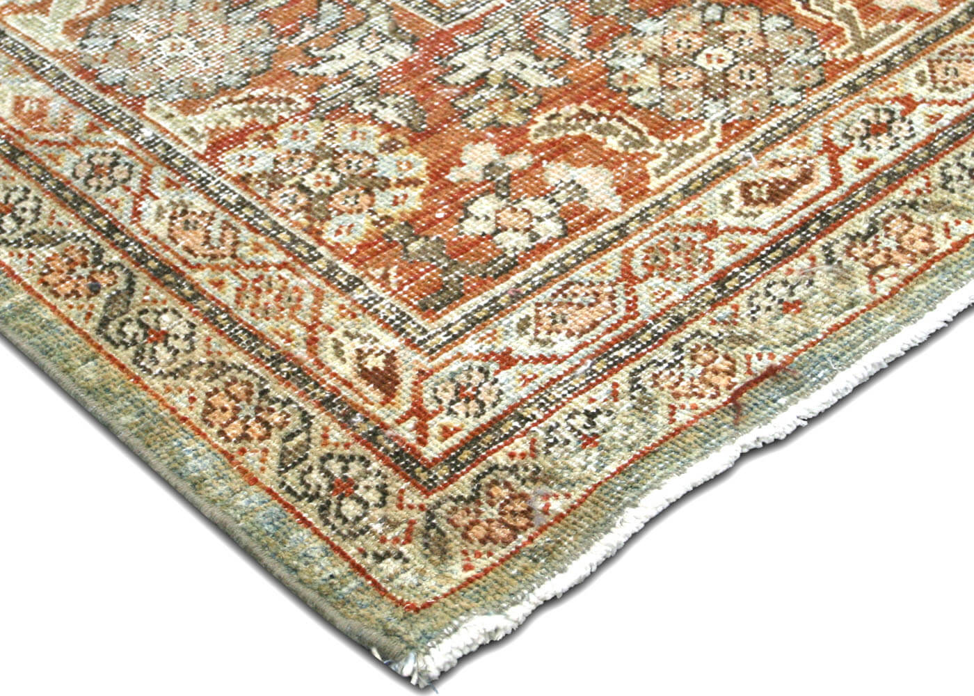 Semi Antique Persian Mahal Rug - 9'10" x 13'2" - 180251