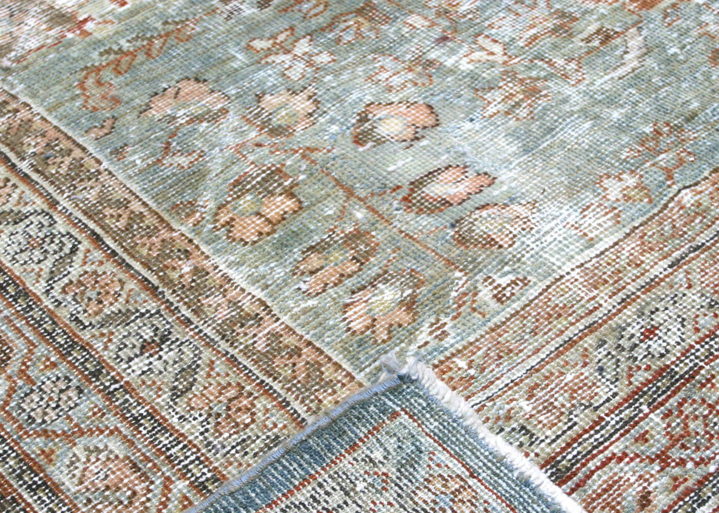 Semi Antique Persian Mahal Rug - 9'10" x 13'2" - 180251