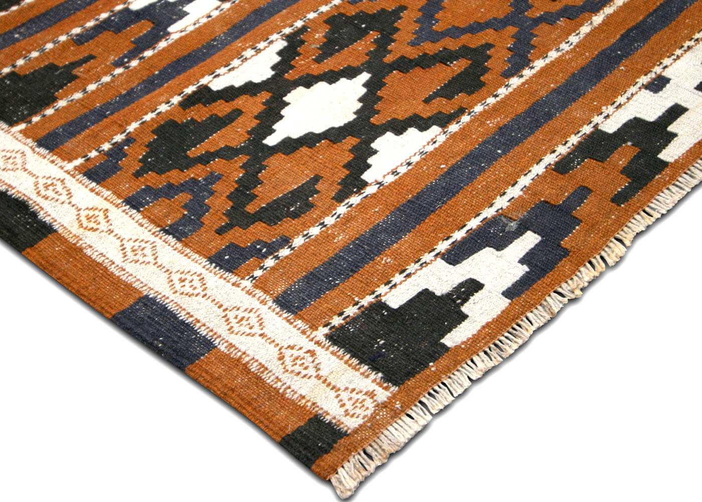 Vintage Turkish Kilim - 3'2" x 6'1" - 180255