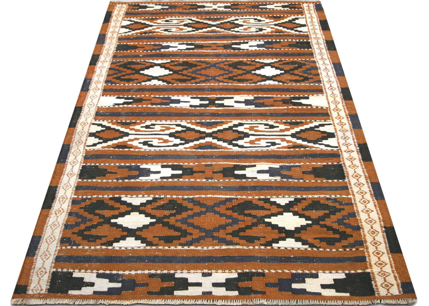 Vintage Turkish Kilim - 3'2" x 6'1" - 180255