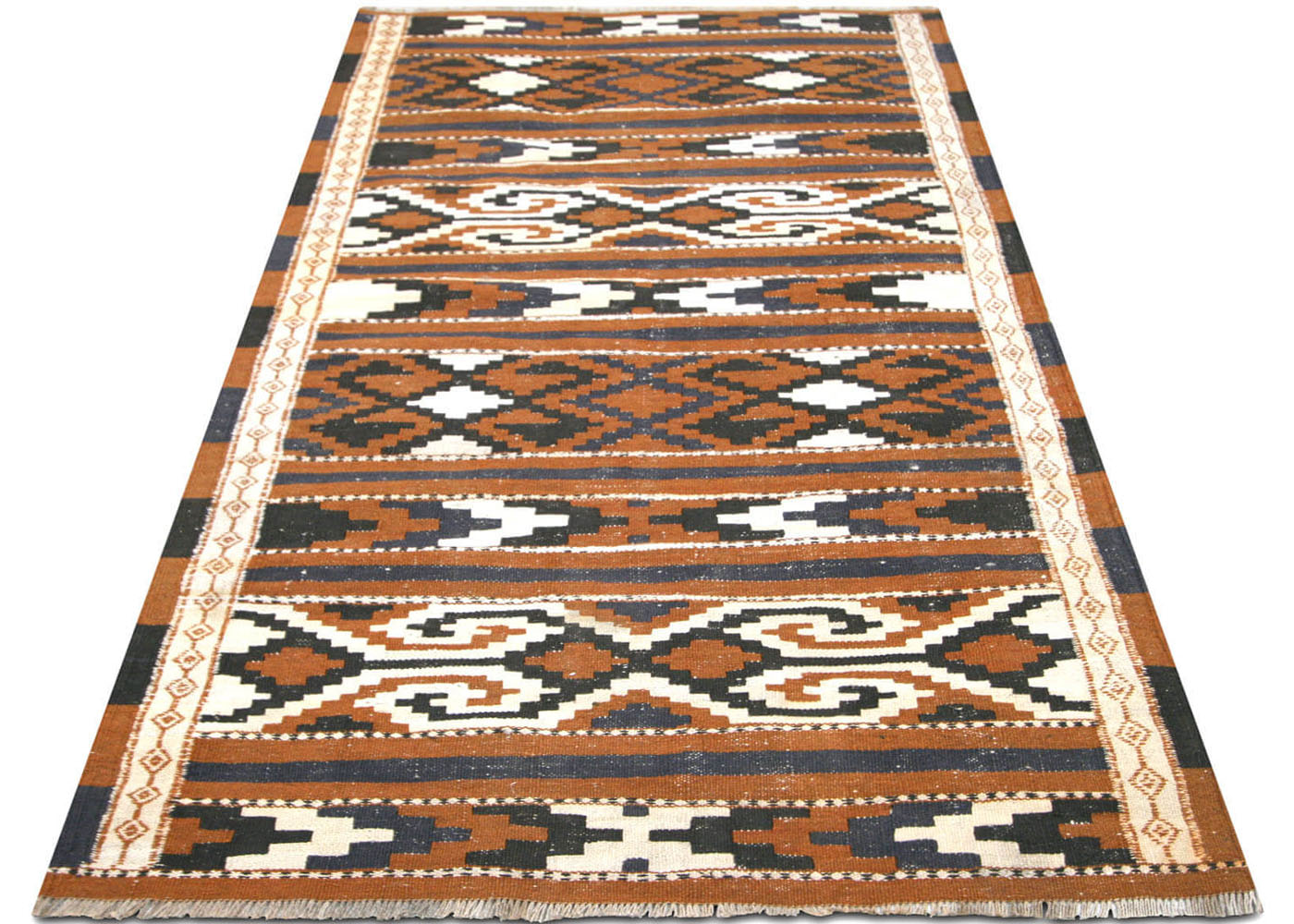 Vintage Turkish Kilim - 3'2" x 6'1" - 180255