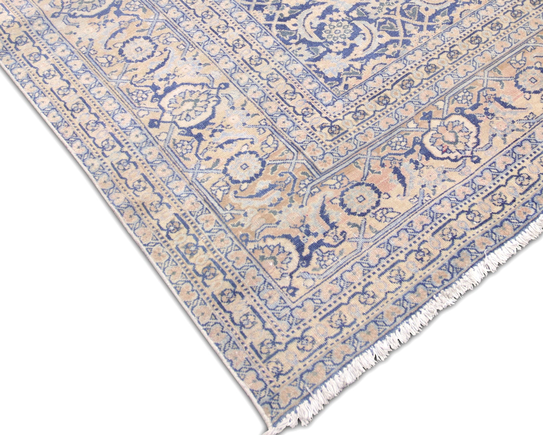 Semi Antique Persian Tabriz Rug - 8'10" x 12'3"
