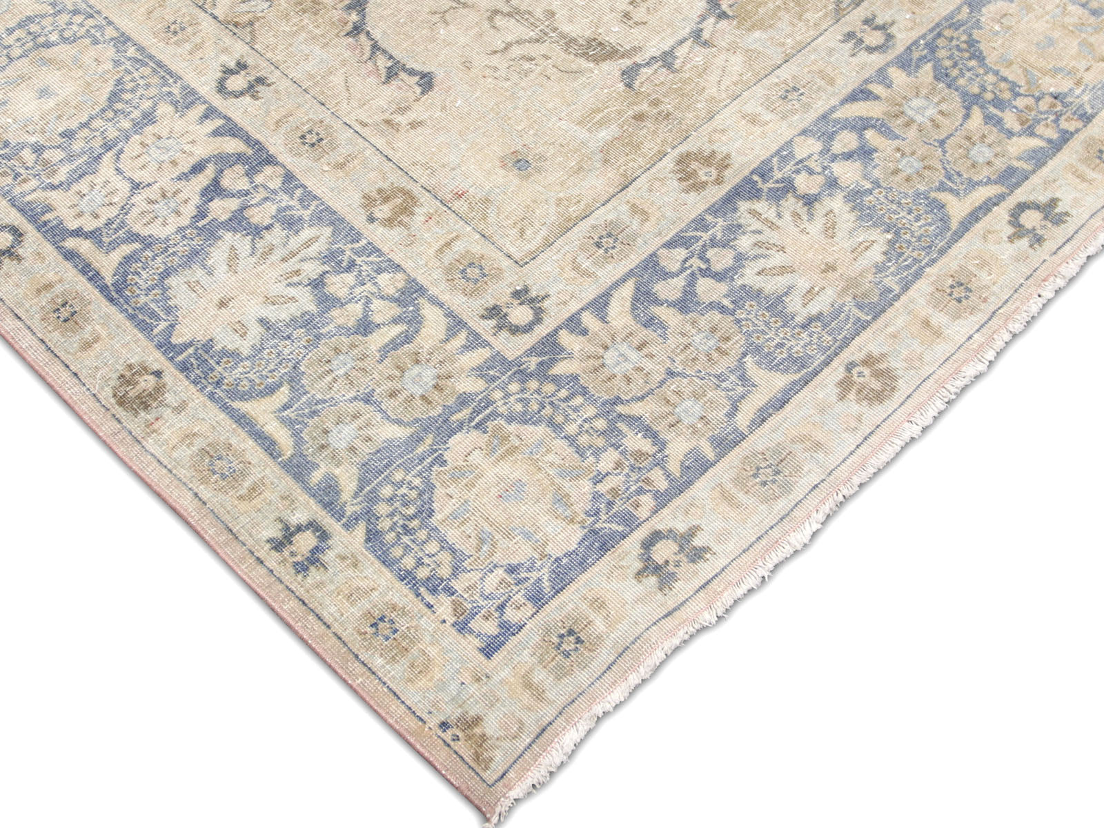Semi Antique Persian Tabriz Rug - 8'7" x 11'8"