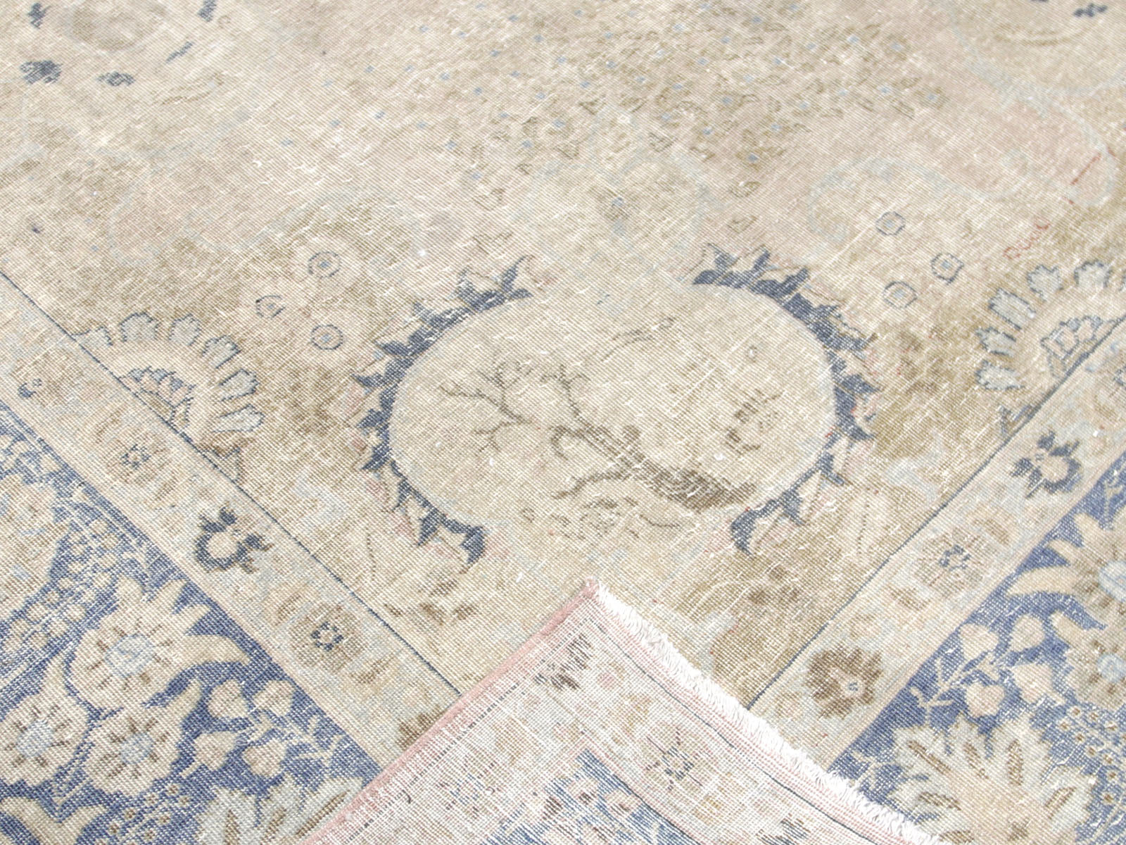 Semi Antique Persian Tabriz Rug - 8'7" x 11'8"