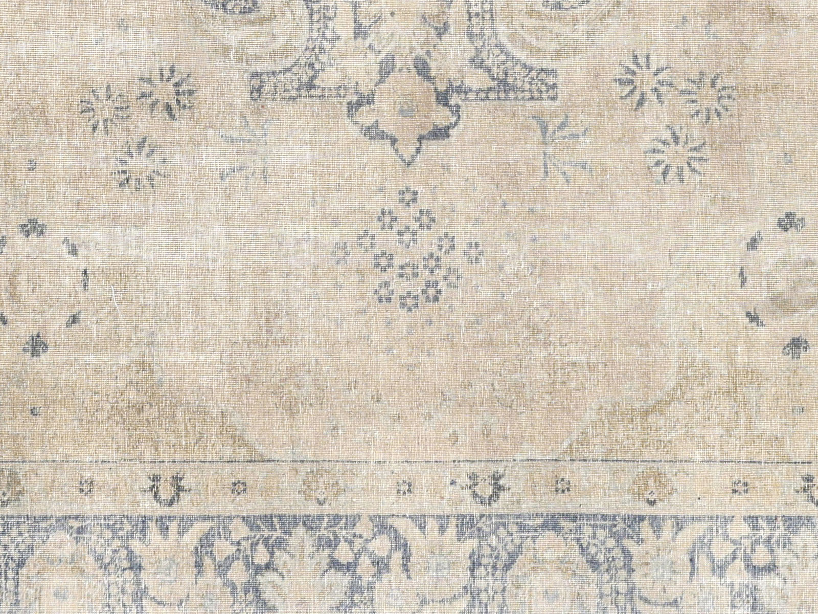 Semi Antique Persian Tabriz Rug - 8'7" x 11'8" - 180314