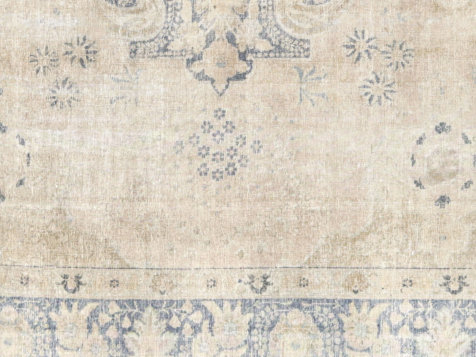 Semi Antique Persian Tabriz Rug - 8'7" x 11'8"