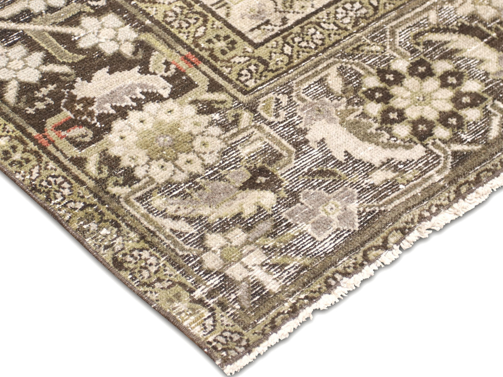 Semi Antique Persian Tabriz Rug - 6'2" x 9'9"