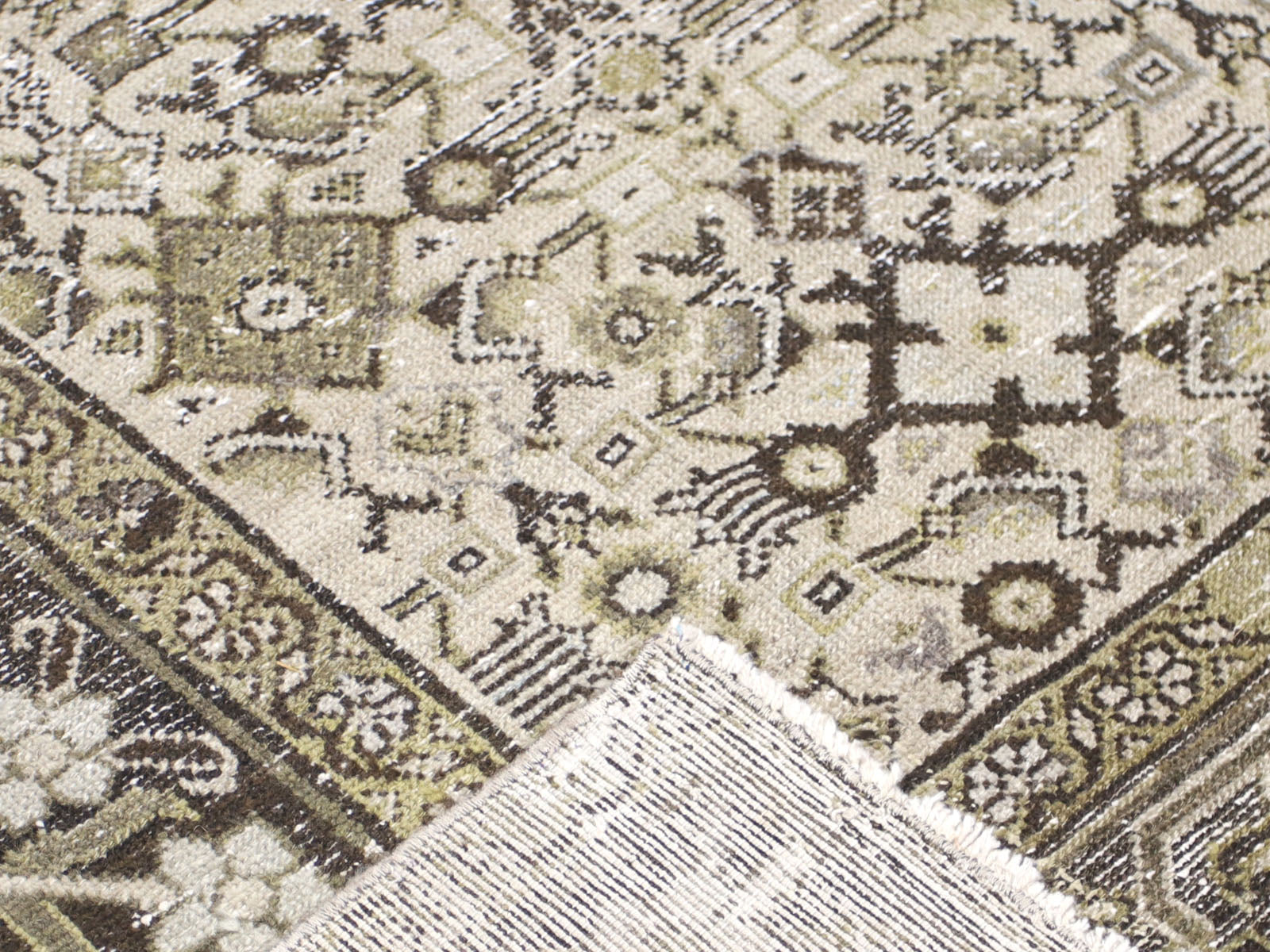 Semi Antique Persian Tabriz Rug - 6'2" x 9'9"