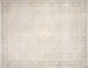 Semi Antique Persian Tabriz Rug - 10'11" x 14'4" - 180333