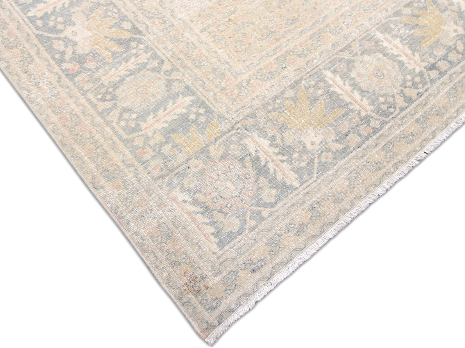 Semi Antique Persian Tabriz Rug - 10'11" x 14'4" - 180333