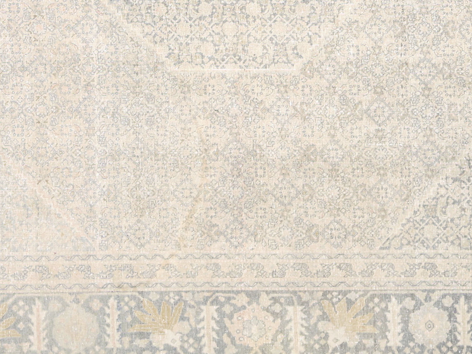 Semi Antique Persian Tabriz Rug - 10'11" x 14'4" - 180333