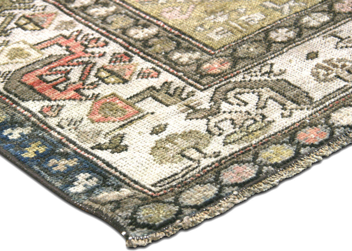 Semi Antique Persian Melayer Runner - 3'5" x 15'5" - 180335 - P