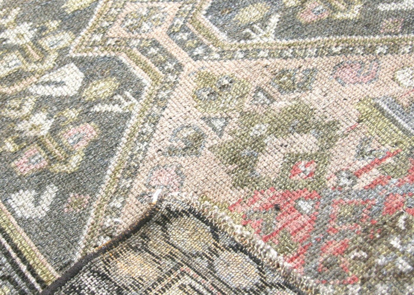 Semi Antique Persian Melayer Runner - 3'5" x 15'5" - 180335 - P