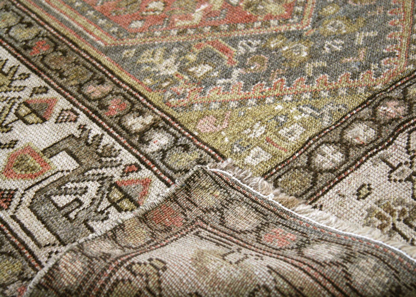 Semi Antique Persian Melayer Runner - 3'4" x 16' - 180336 - P