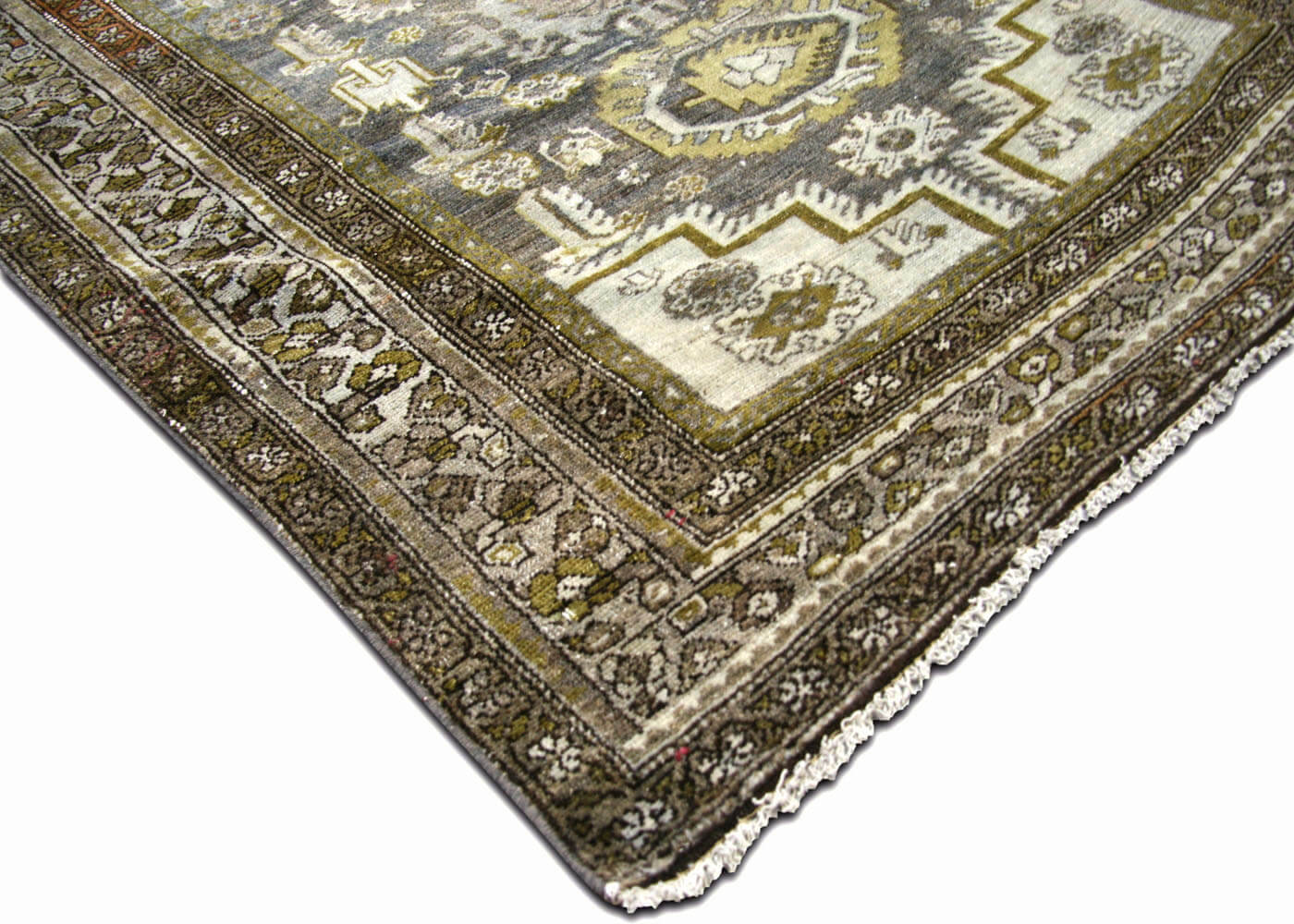 Semi Antique Persian Melayer Runner - 3'6" x 16'4" - 180345 - P
