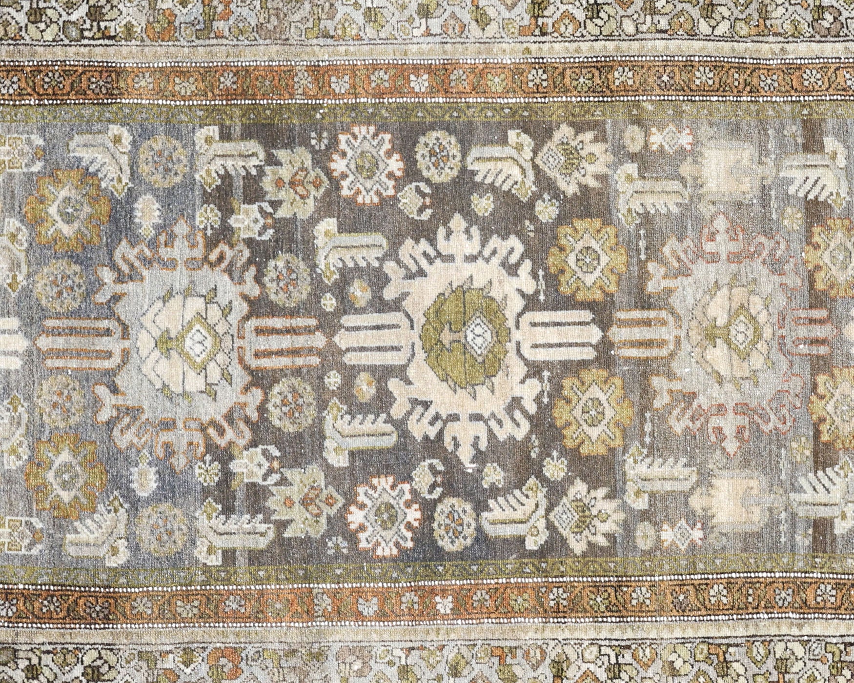 Semi Antique Persian Melayer Runner - 3'6" x 16'4"
