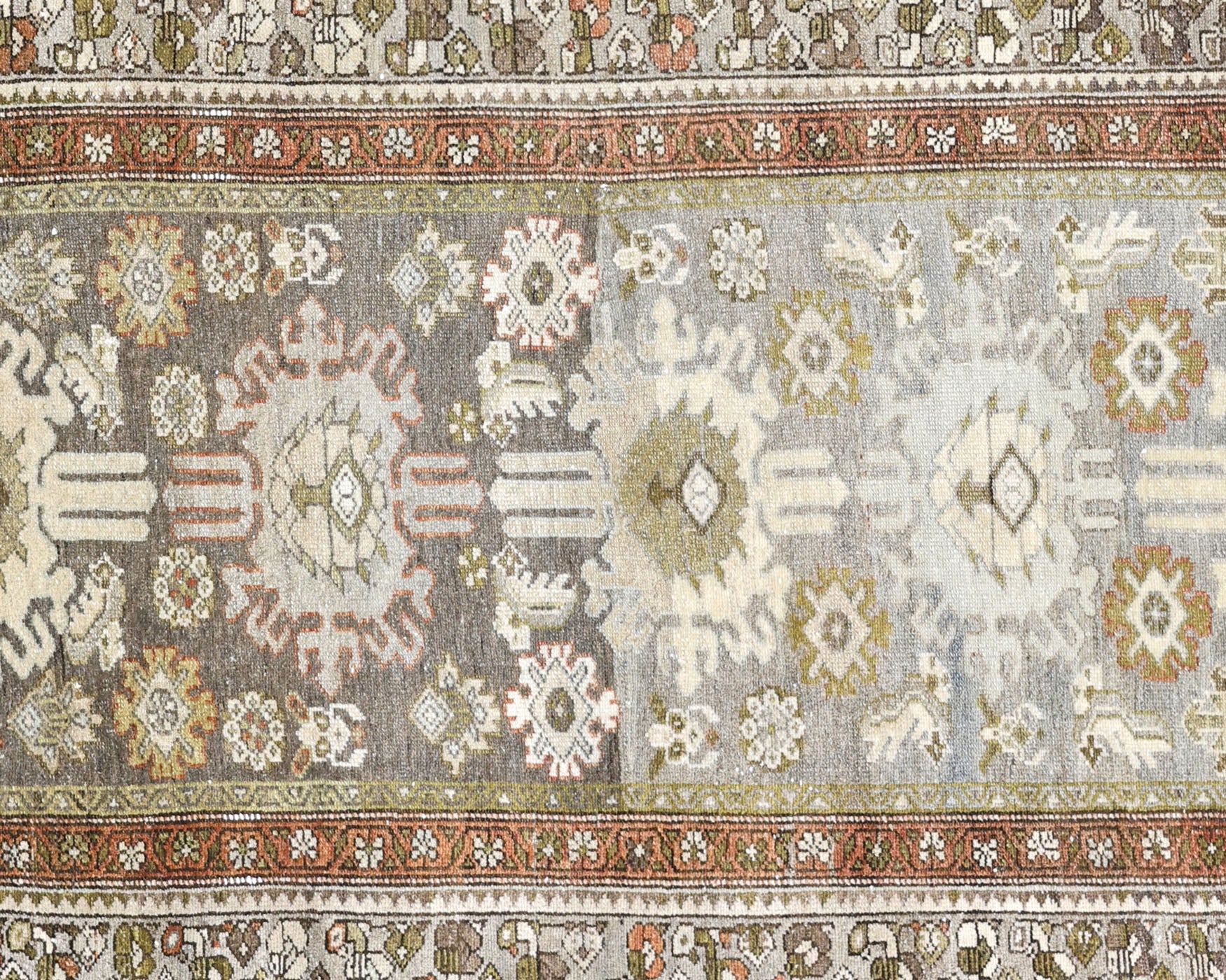 Semi Antique Persian Melayer Runner - 3'2" x 16'2"
