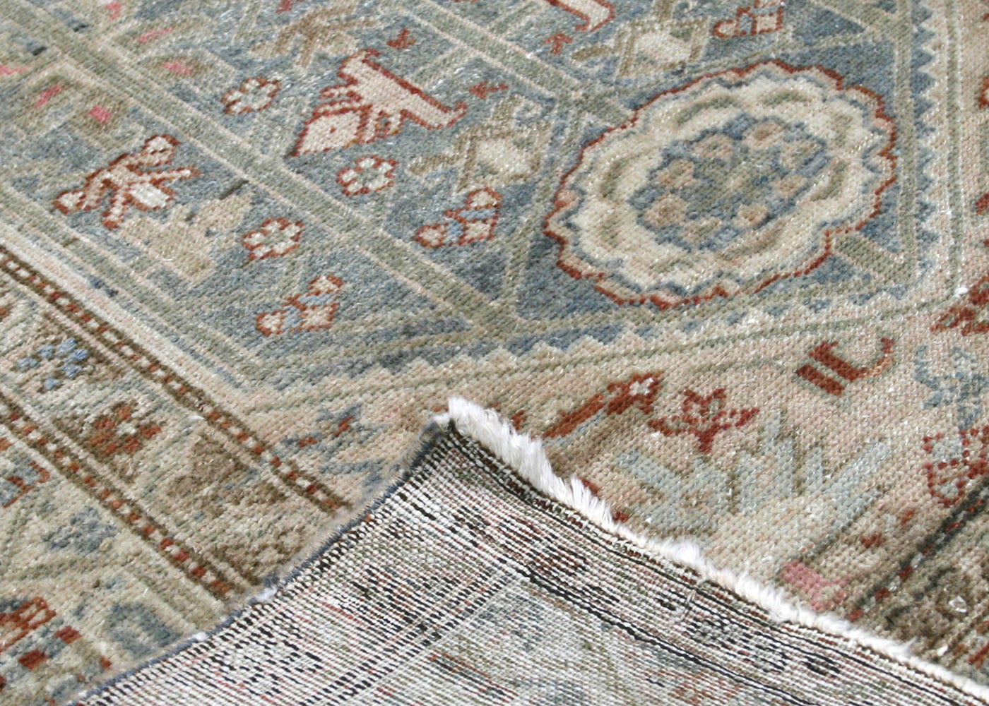 Semi Antique Persian Melayer Runner - 3'3" x 16'9" - 180347