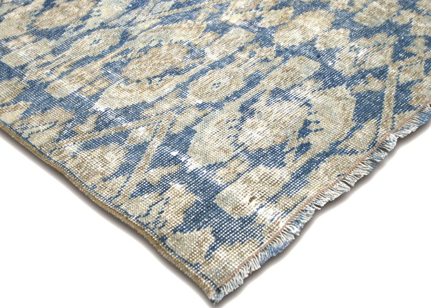 Semi Antique Persian Tabriz Rug - 3'4" x 3'7" - 180356