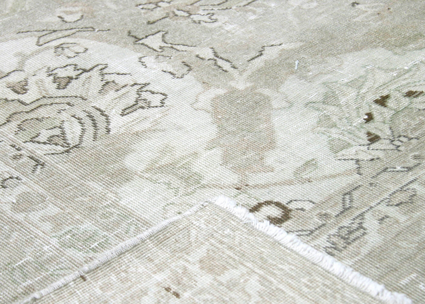 Semi Antique Persian Tabriz Rug - 10'2" x 13'4" - 180374