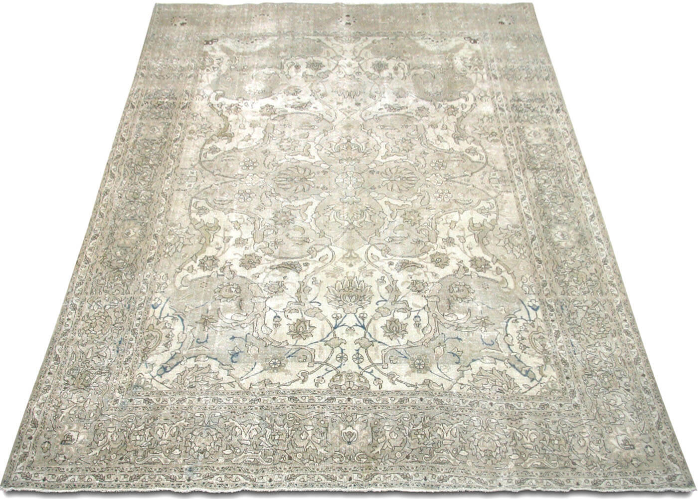 Semi Antique Persian Tabriz Rug - 10'2" x 13'4" - 180374