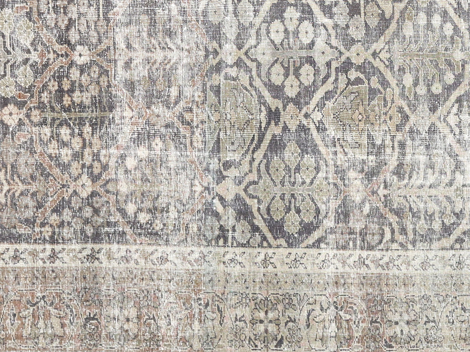 Semi Antique Persian Mahal Rug - 12'5" x 16'6"