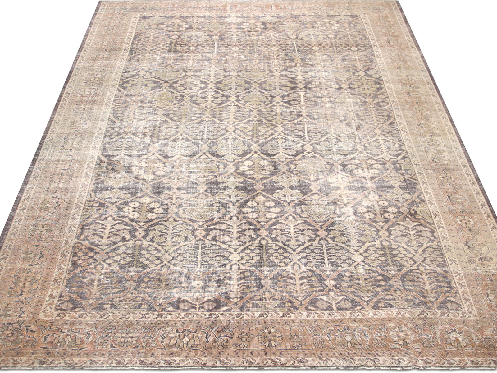 Semi Antique Persian Mahal Rug - 12'5" x 16'6"