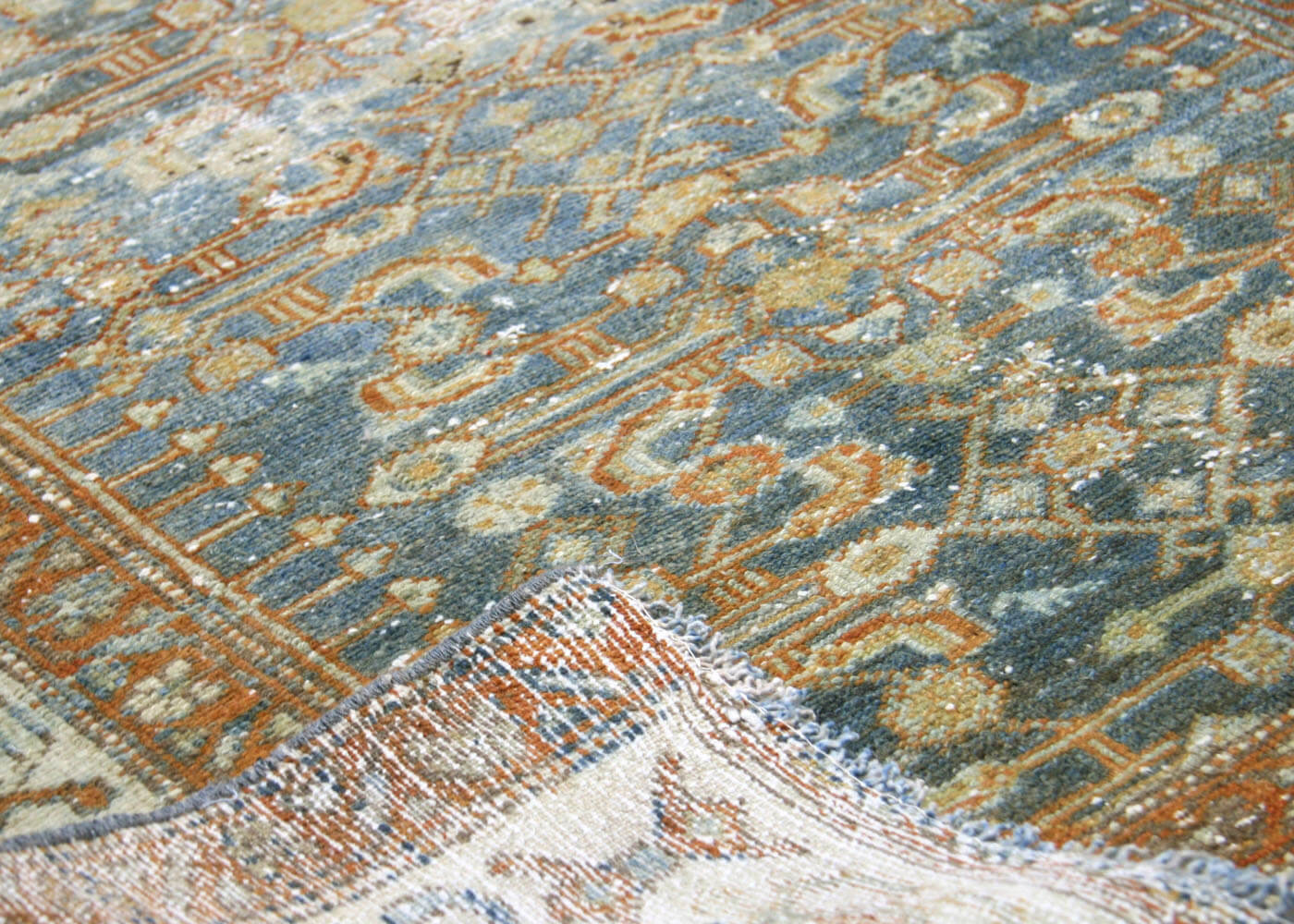 Semi Antique Persian Melayer Runner - 3'8" x 17'5" - 180398