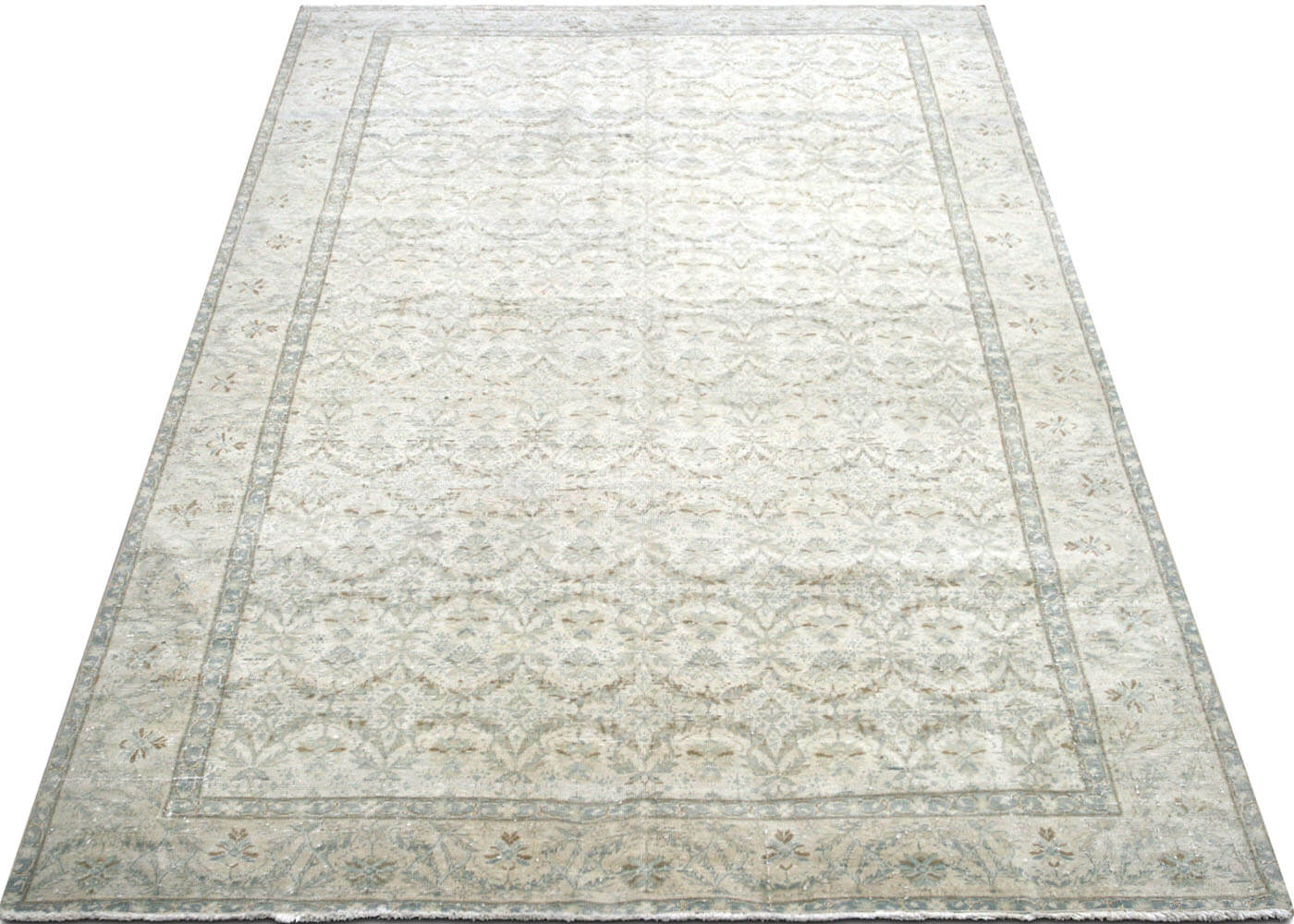 Vintage Turkish Oushak Rug - 6'2" x 9'7" - 180408
