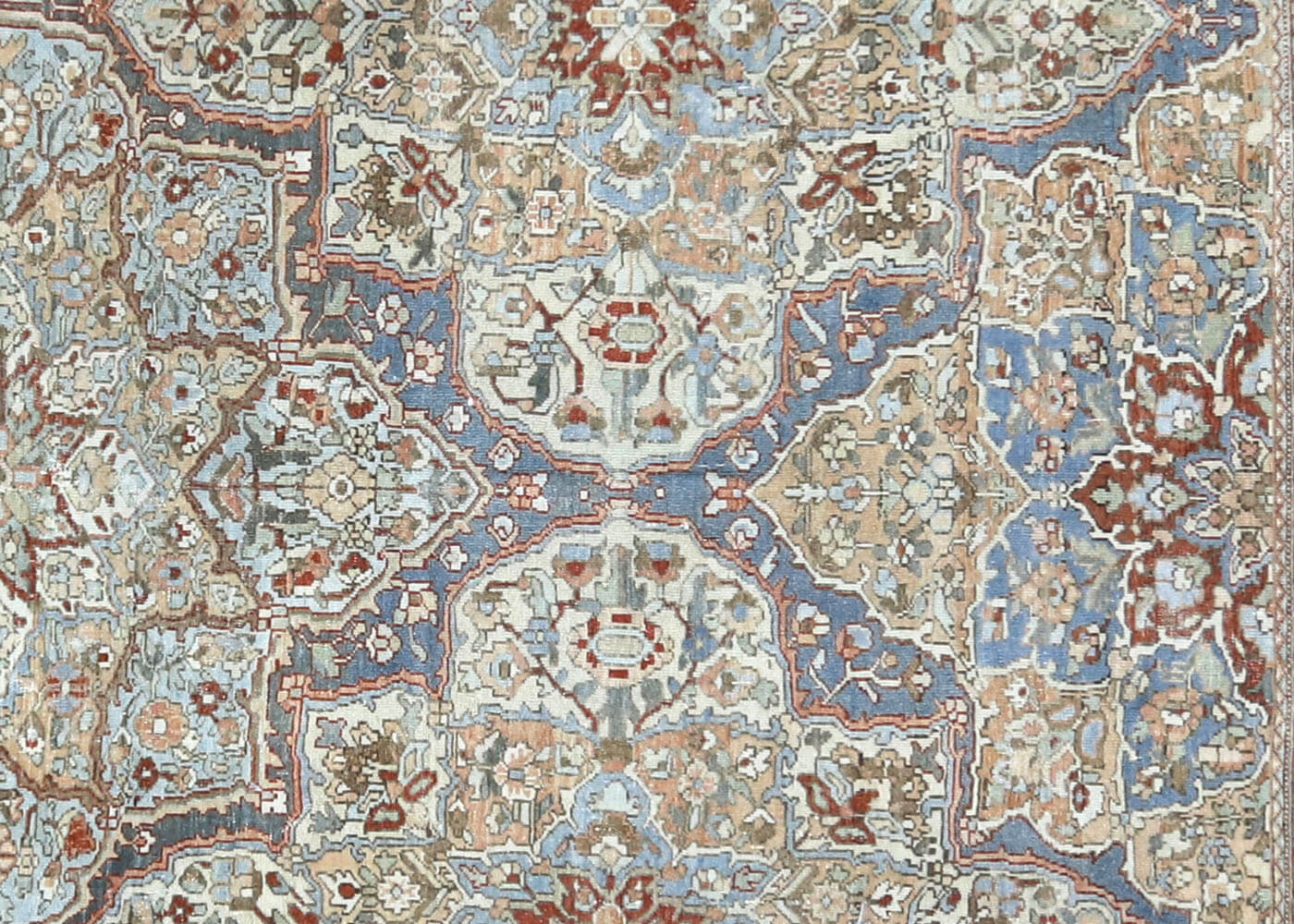 Semi Antique Persian Baktiari Rug - 13'10" x 14'8" - 180410