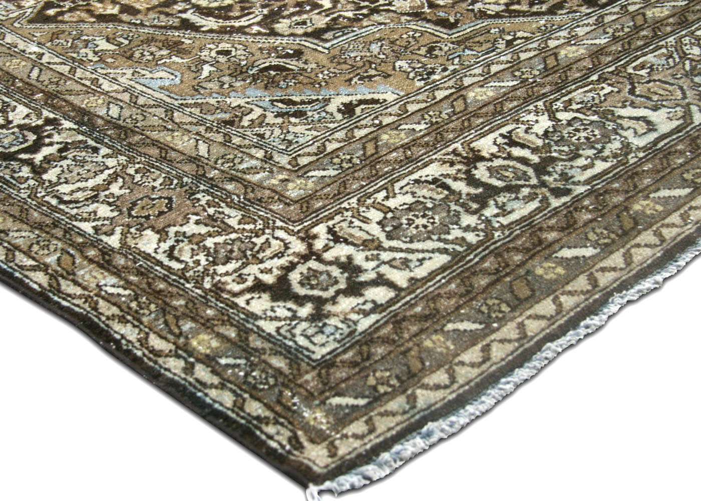 Semi Antique Persian Melayer Rug - 8'7" x 11'3" - 180414