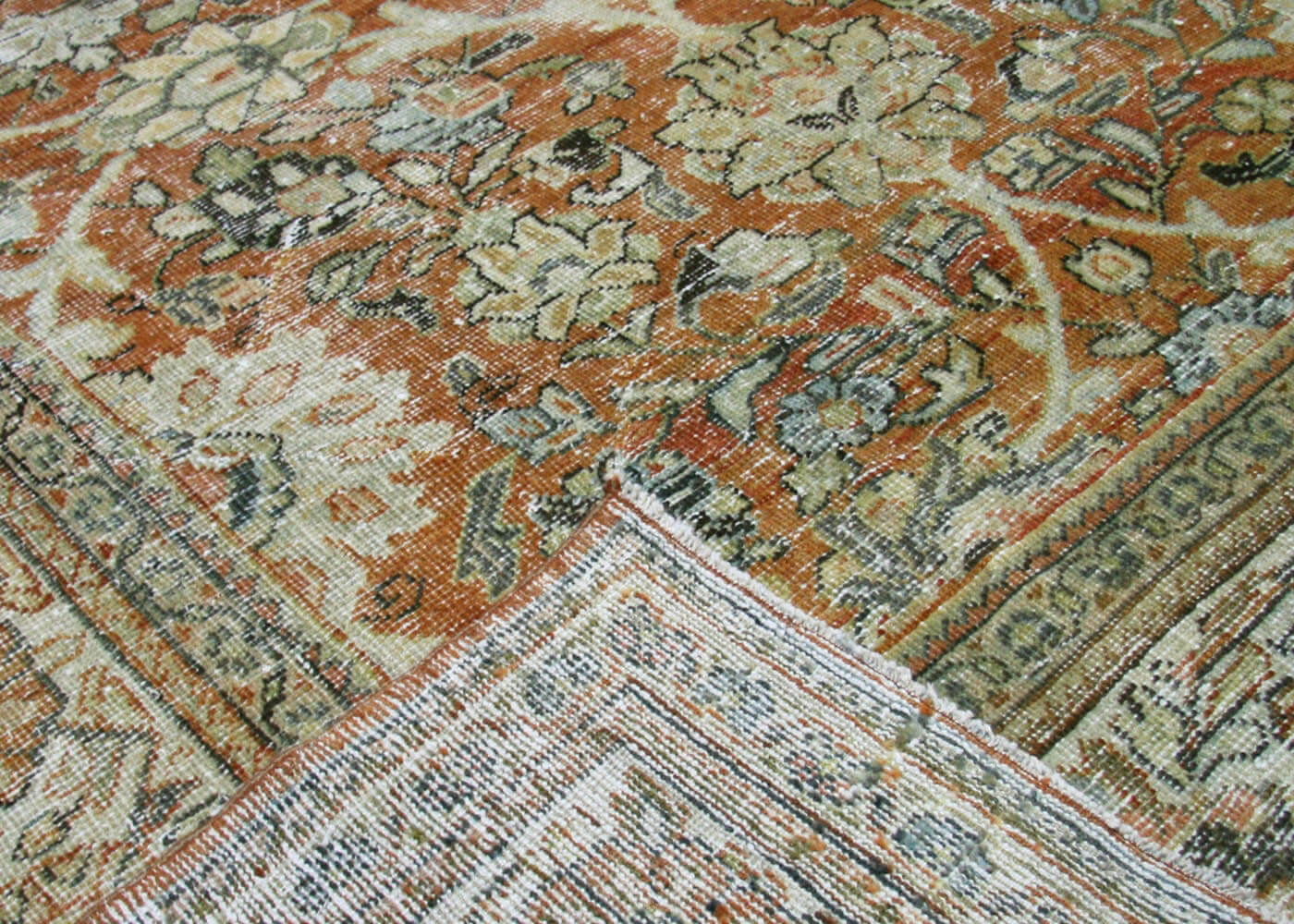 Semi Antique Persian Mahal Rug - 10'3" x 12'10" - 180419