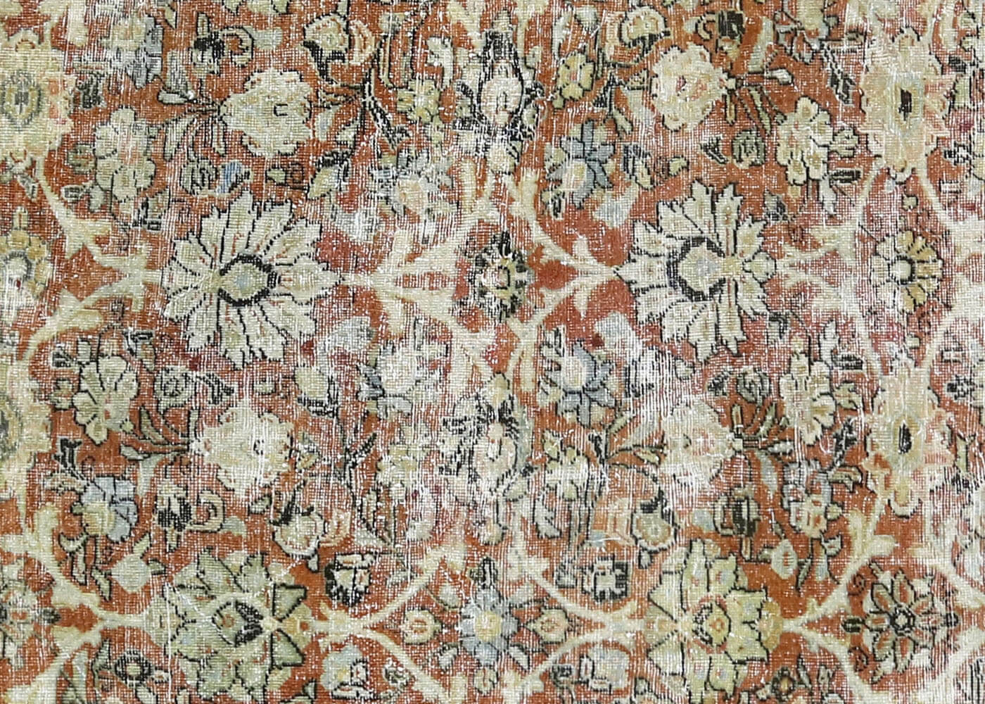 Semi Antique Persian Mahal Rug - 10'3" x 12'10" - 180419