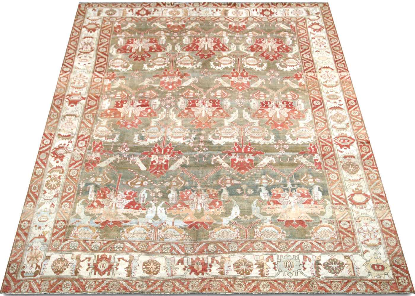 Antique Persian Baktiari Rug - 12'3" x 16'1" - 180427